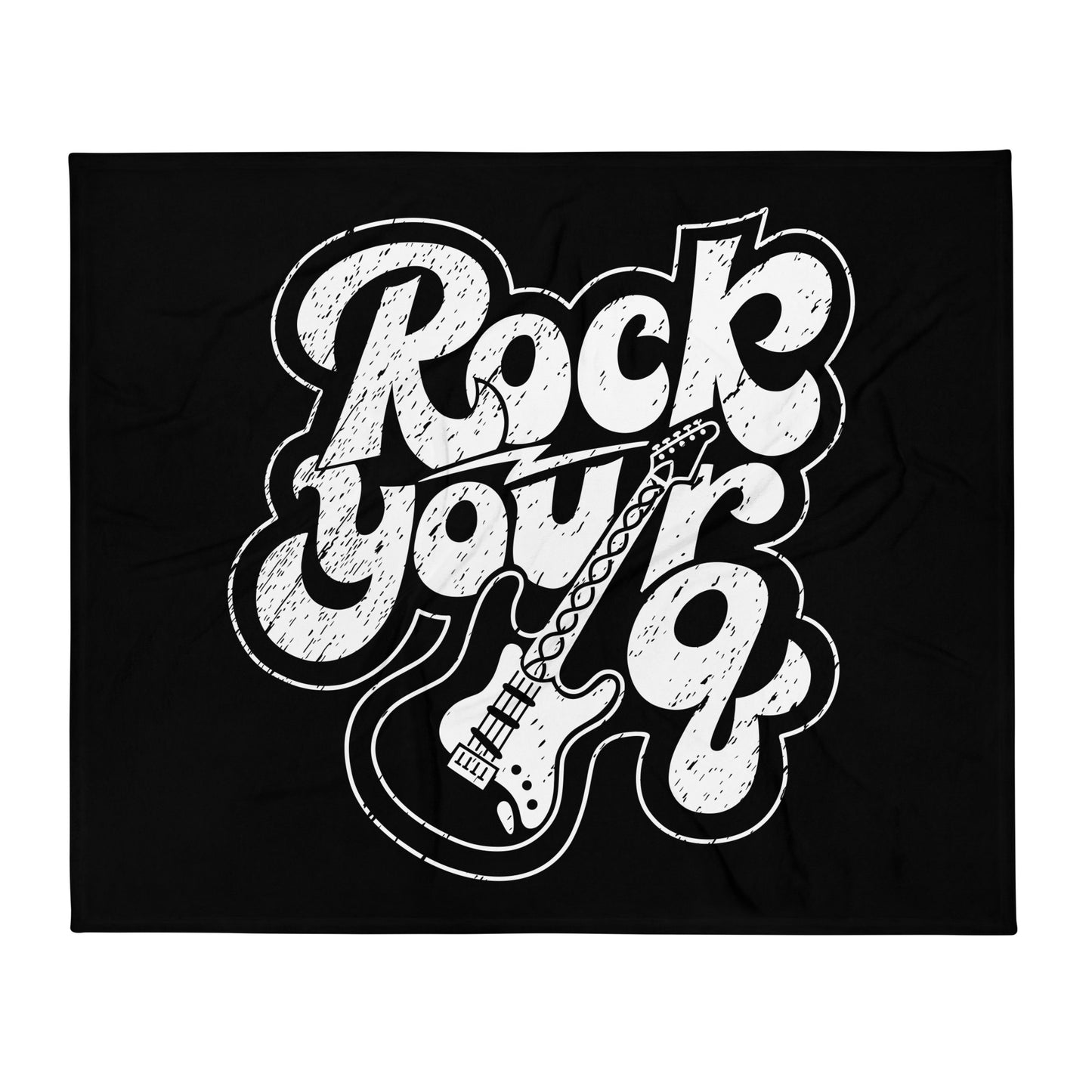 Rock Your Q — Fuzzy Throw Blanket