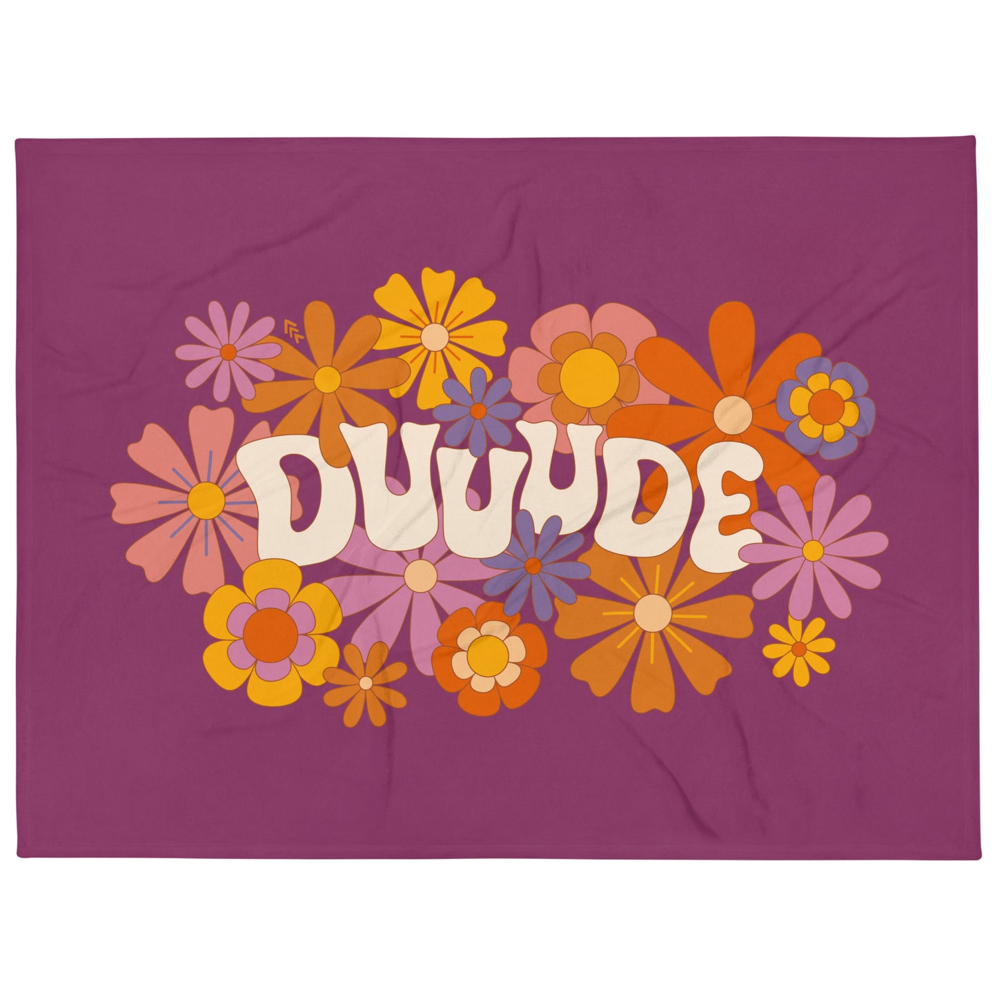 Dude — Fuzzy Throw Blanket