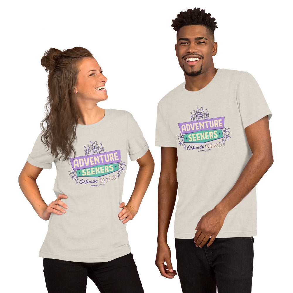 Adventure Seekers — Orlando 2023 — Adult Unisex Tee