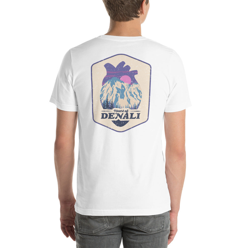 Heart of Denali — Adult Unisex Tee (Back Design)