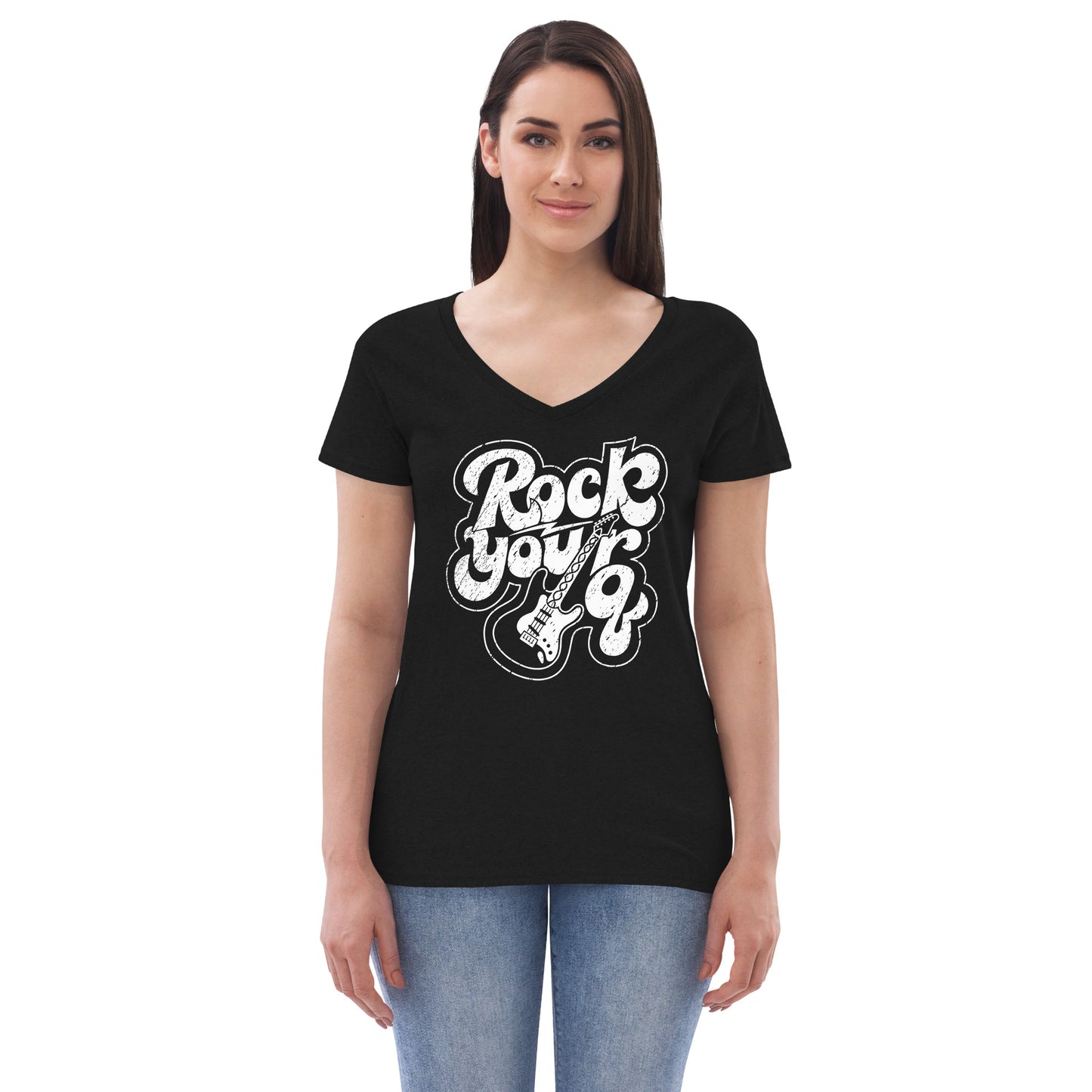 Rock Your Q — Women’s Recycled V-Neck Tee