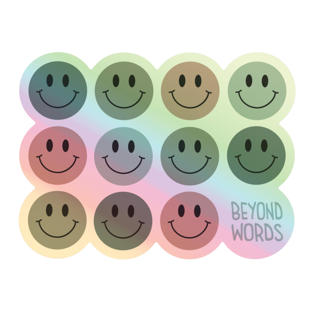 Beyond Words — Holographic Sticker