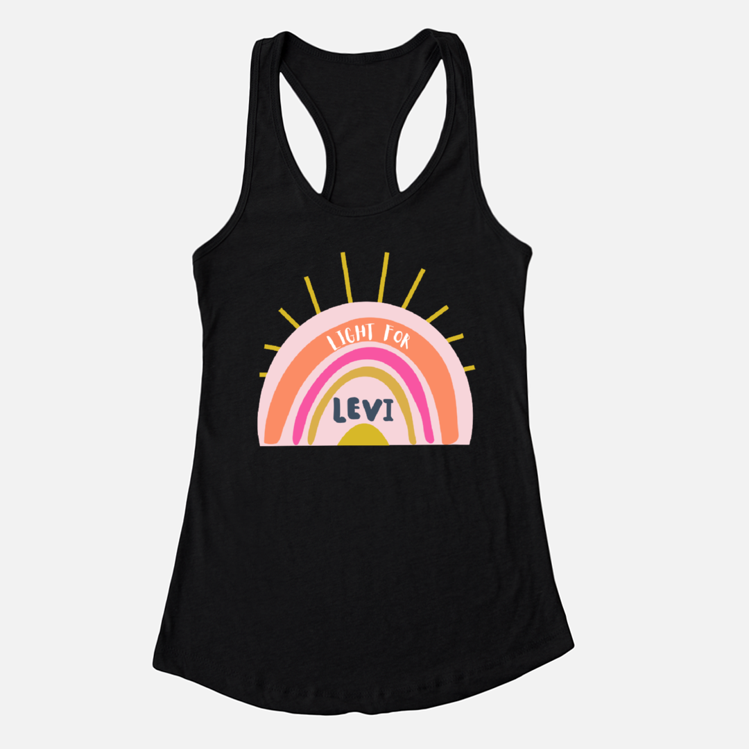 Pink Rainbow — Ideal Racerback Tank