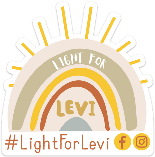 Light For Levi — Car Sticker