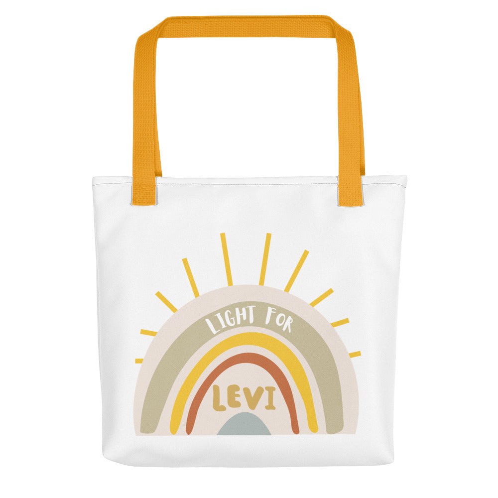 Light For Levi — Rainbow Vinyl Tote