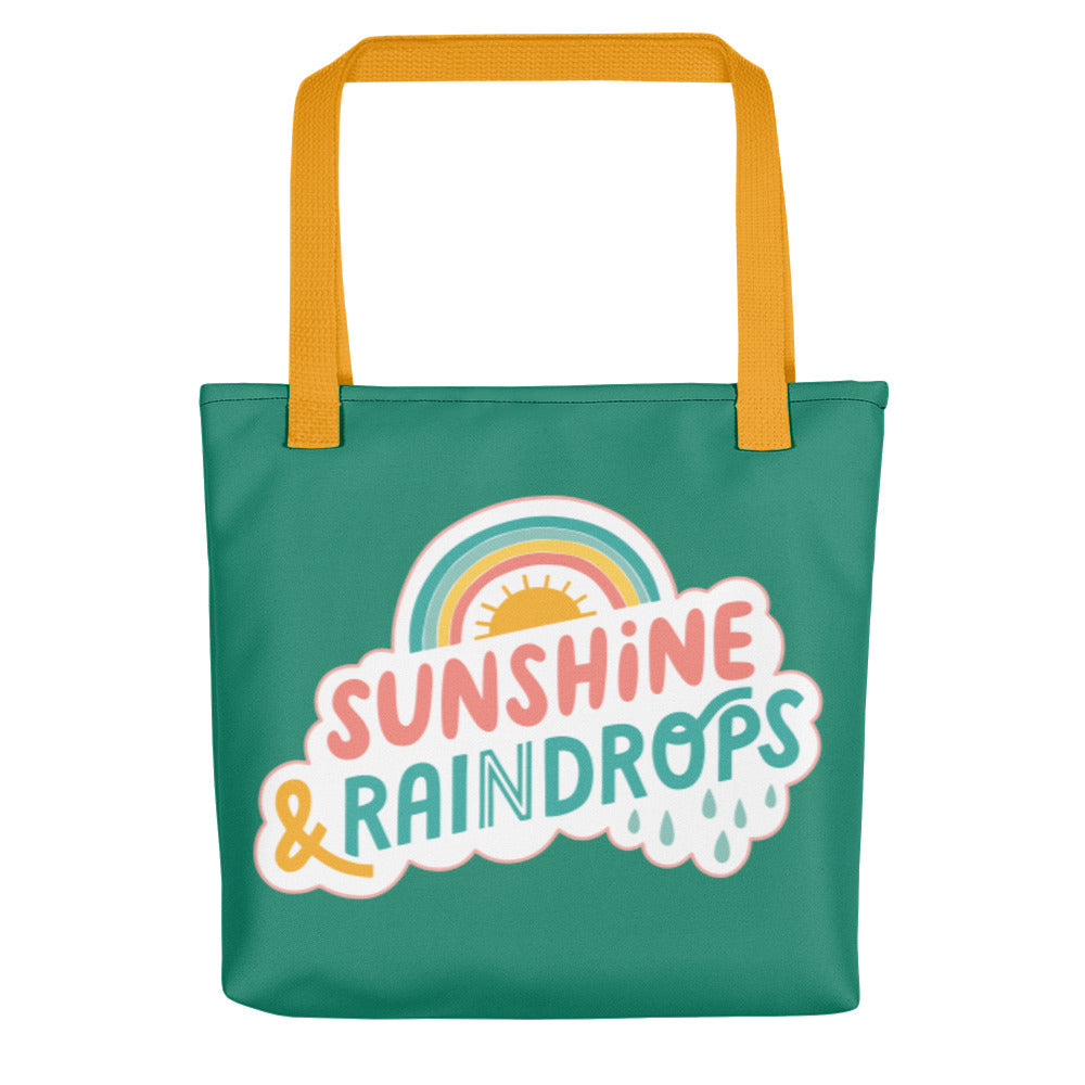 Sunshine & Raindrops — Vinyl Tote