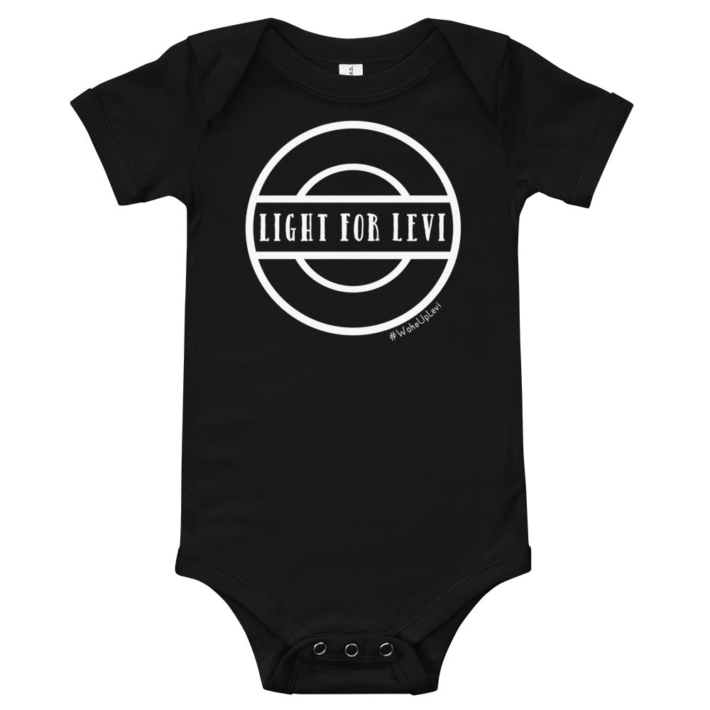 Light for Levi Circle Onesie Black / 6-12M Light for Levi Circle Onesie Black / 6-12M