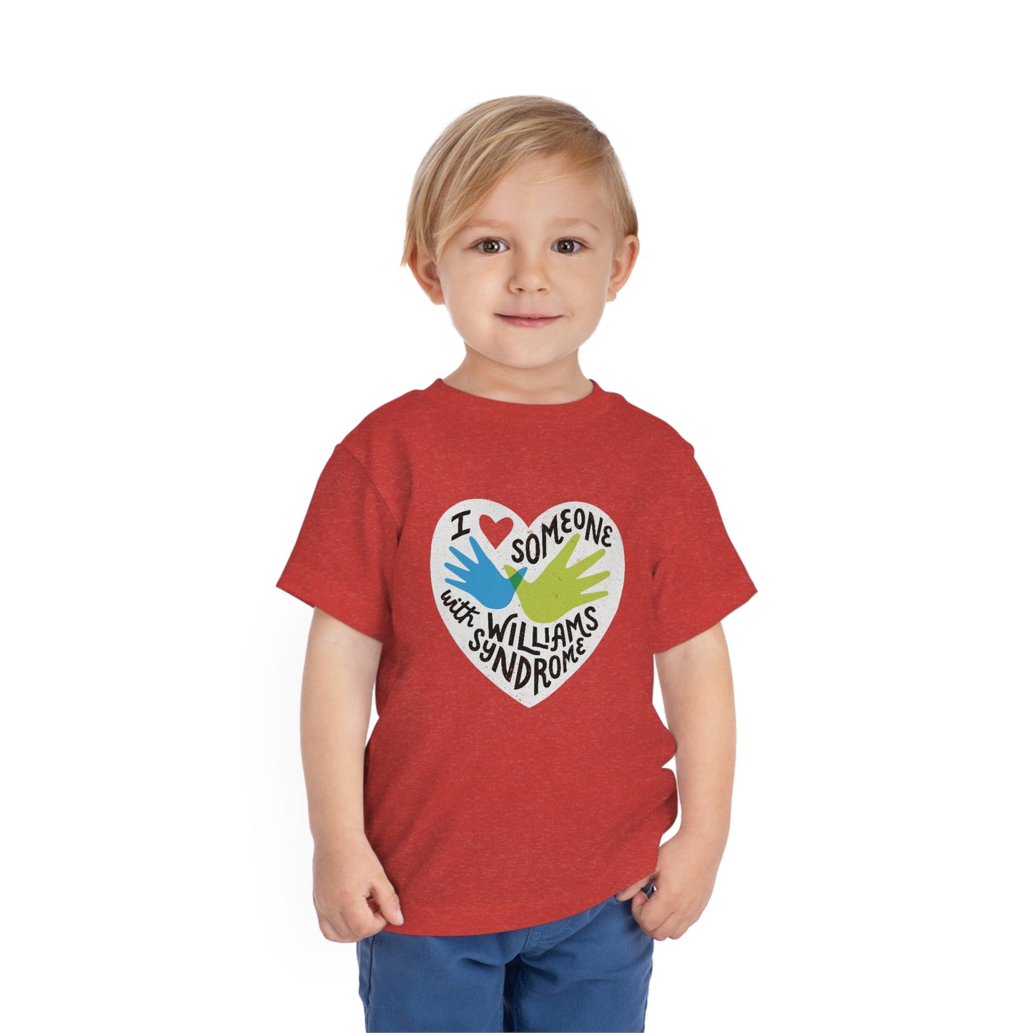 I ❤️ Love Someone with Williams Syndrome — Toddler Tee