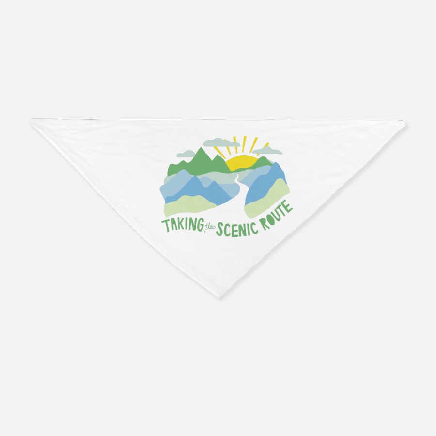 Taking the Scenic Route — Pet Bandana