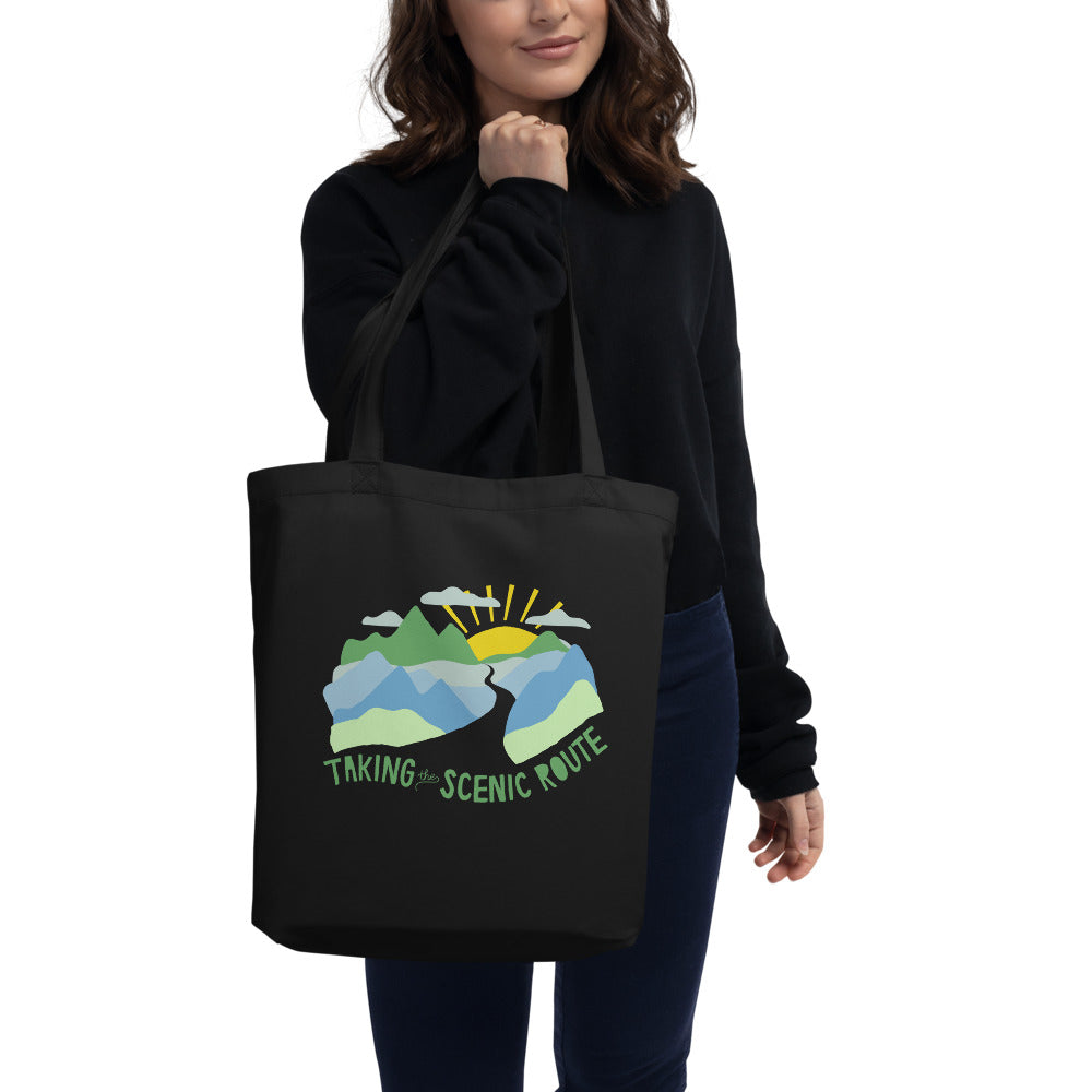 Taking The Scenic Route — Large Eco Tote