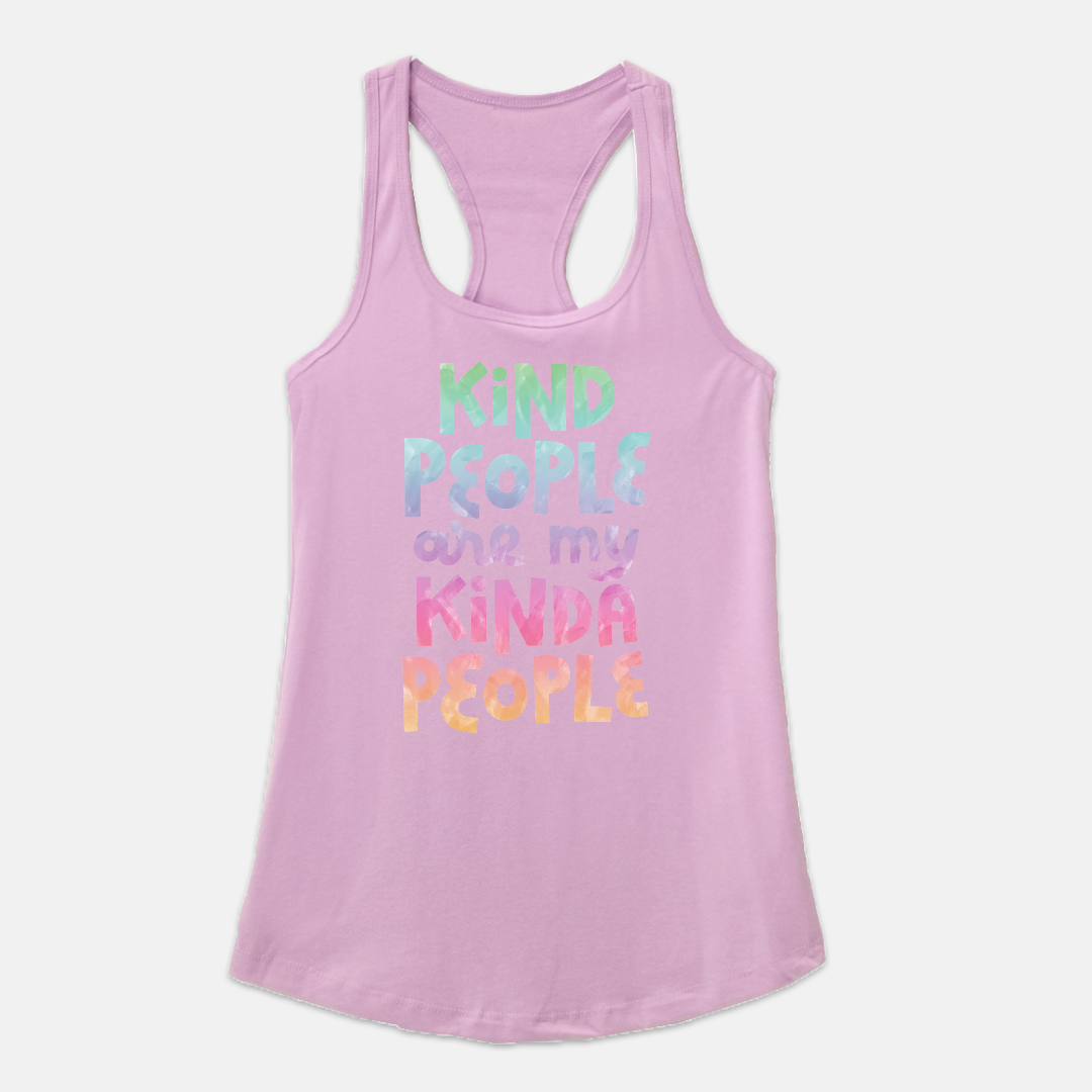 Kind People Are My Kinda People — Ideal Racerback Tank