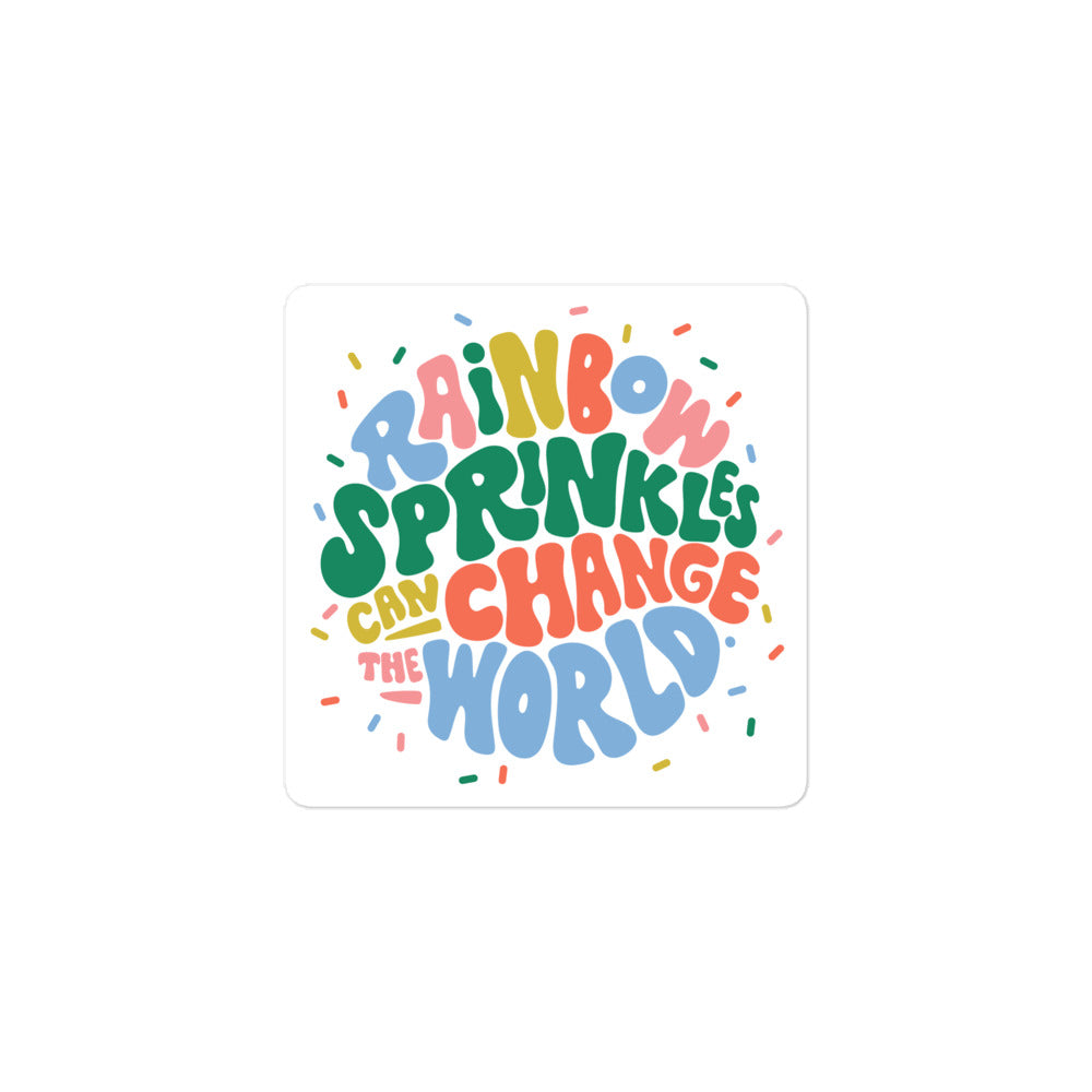 Rainbow Sprinkles — Sticker