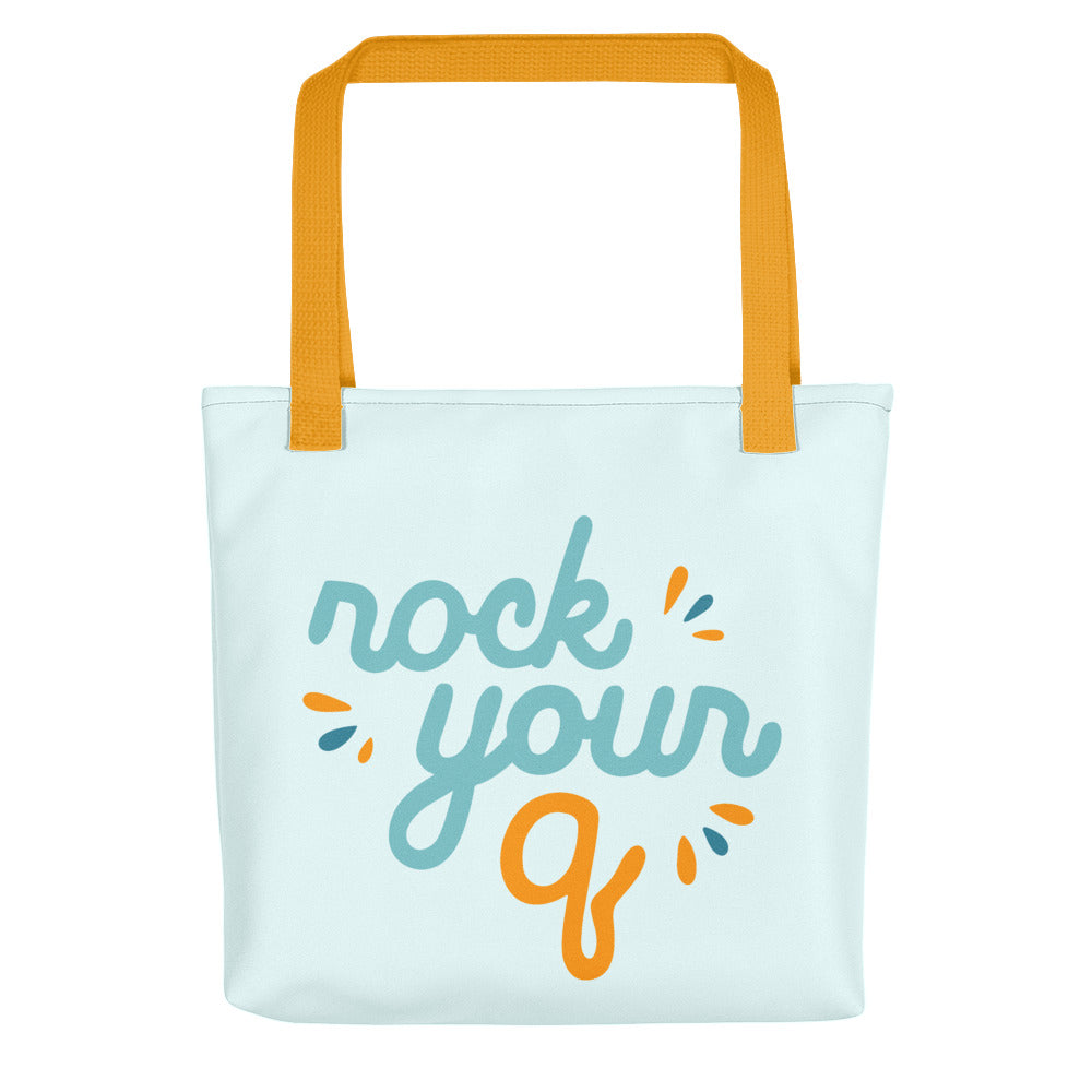 Rock Your Q — Vinyl Tote