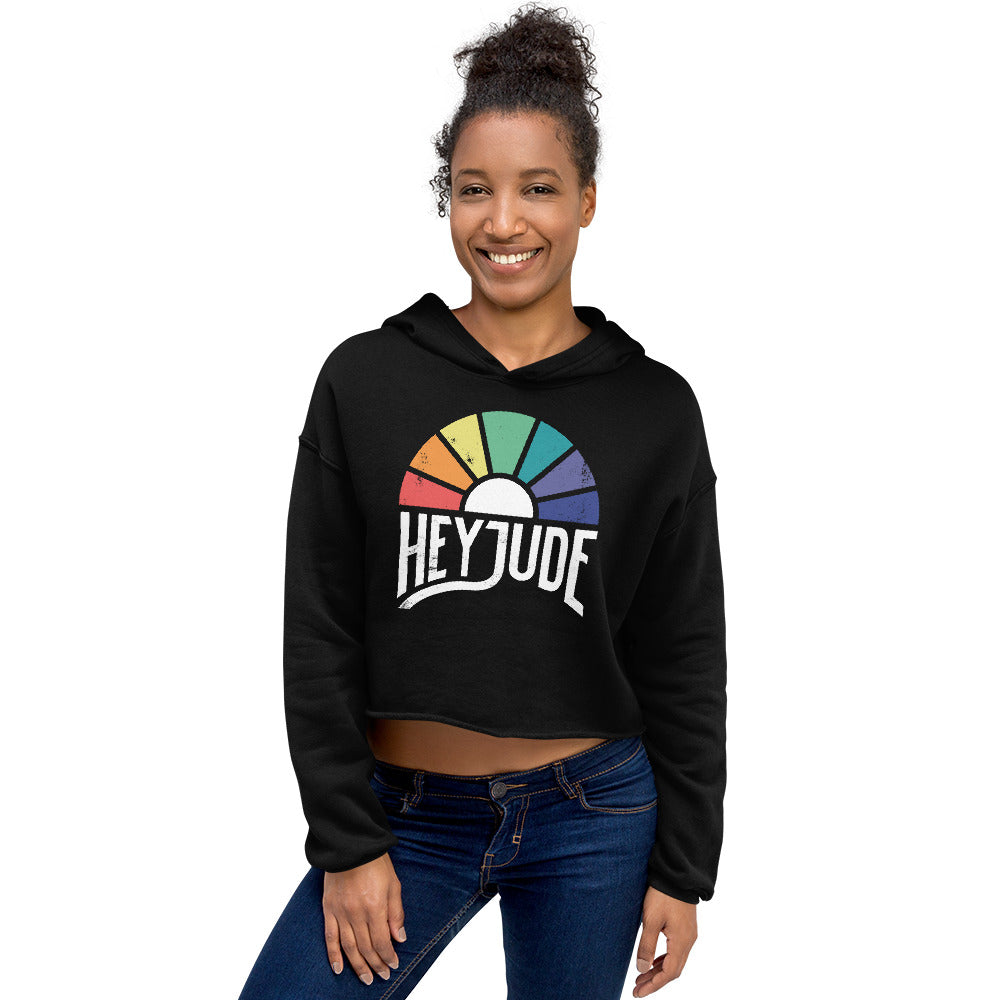 Hey Jude — Crop Hoodie