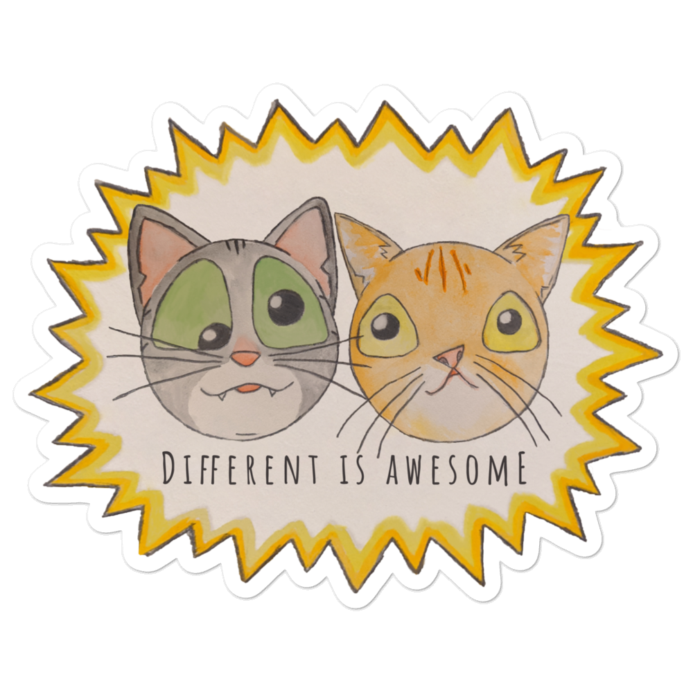 Different Is Awesome (Maya + Smush Collab) — Sticker