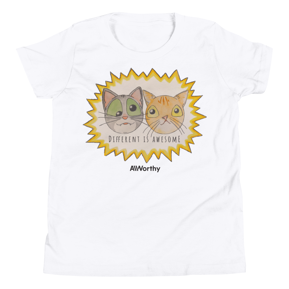 Different Is Awesome (Maya + Smush Collab) — Youth Tee