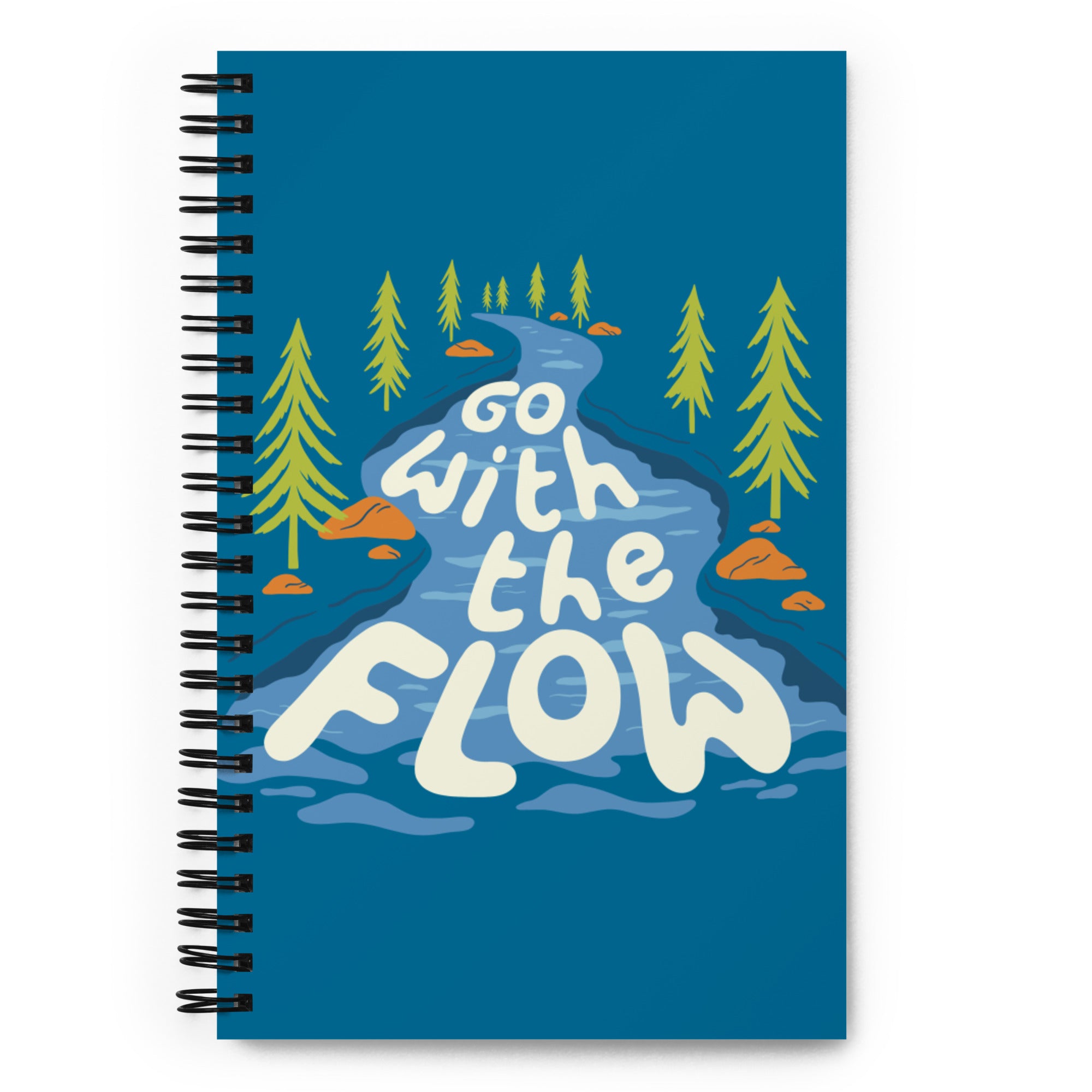 Go With The Flow — Spiral Notebook – Outshine Labels