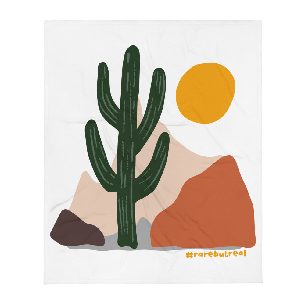 Rare But Real — Fuzzy Throw Blanket