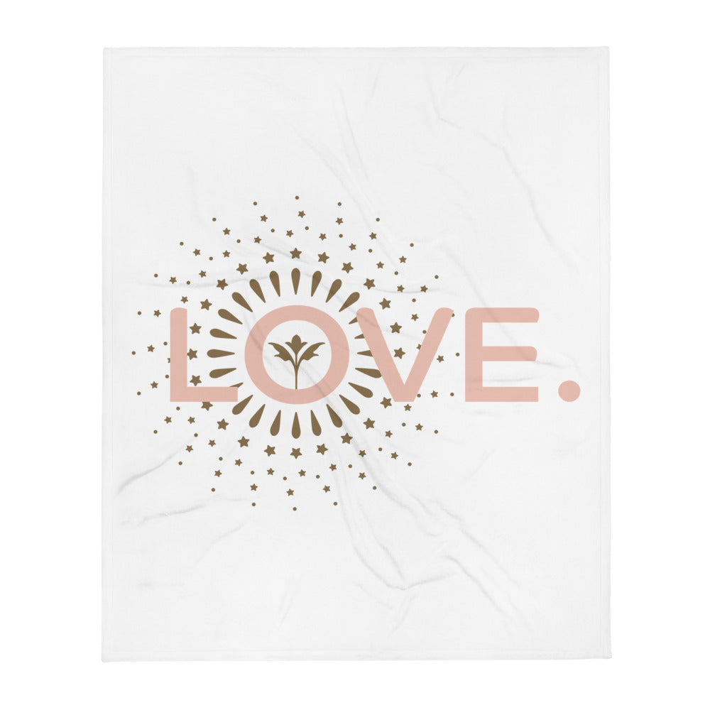 Love — Fuzzy Throw Blanket