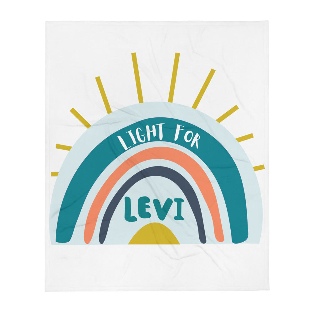 Light For Levi — Fuzzy Throw Blanket