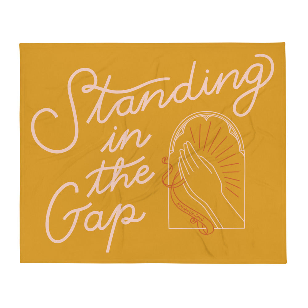 Standing In The Gap — Fuzzy Throw Blanket