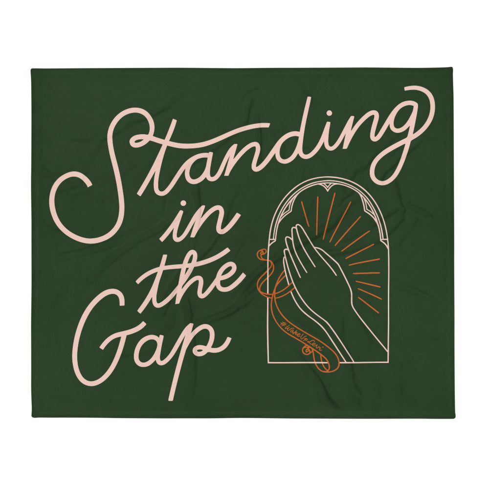 Standing In The Gap — Fuzzy Throw Blanket