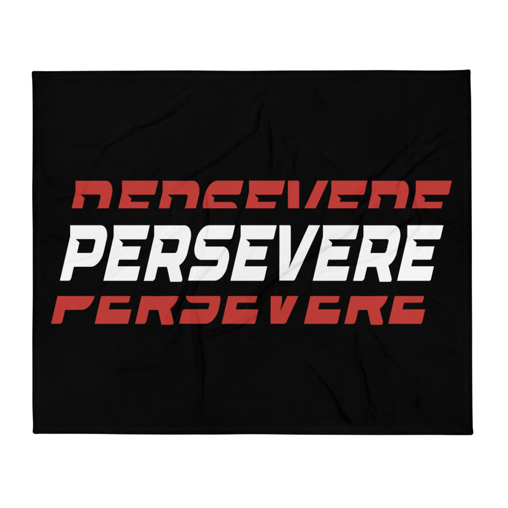 Persevere — Fuzzy Throw Blanket