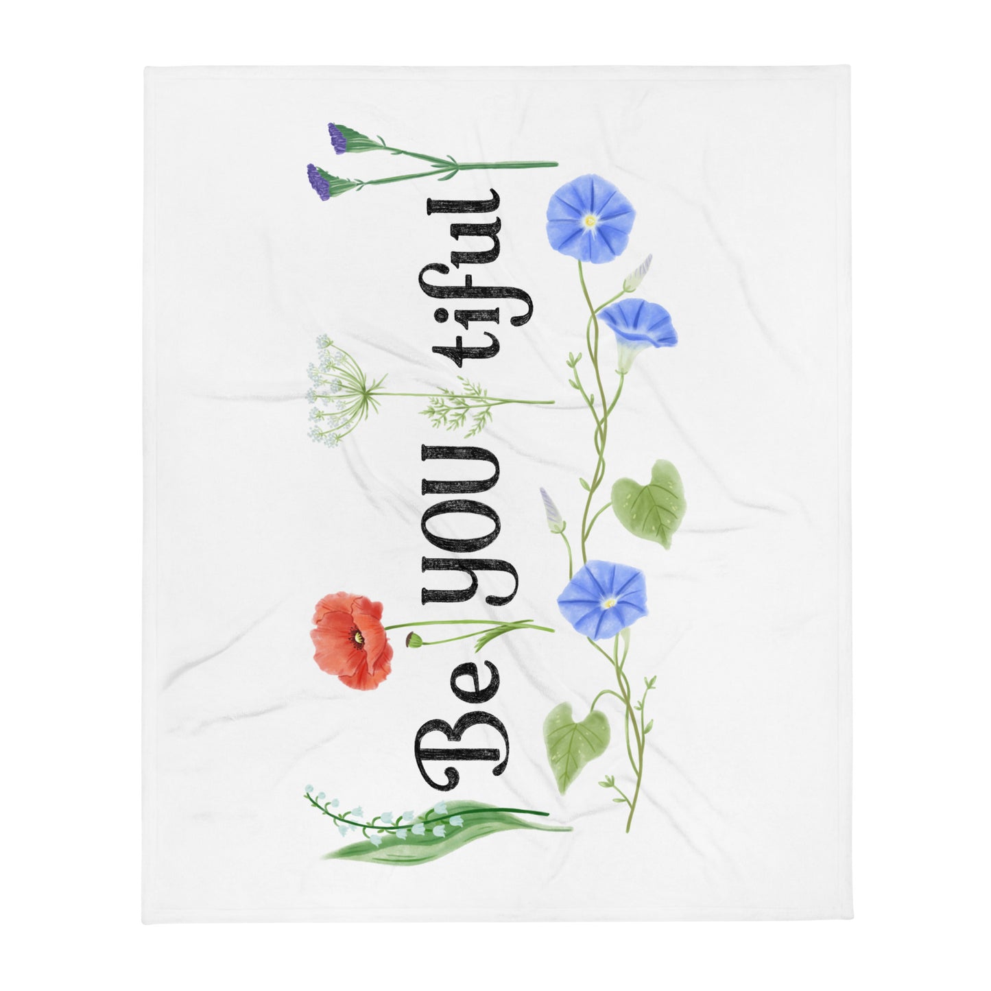 BeYOUtiful — Fuzzy Throw Blanket