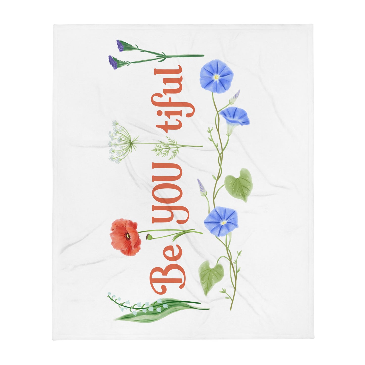 BeYOUtiful — Fuzzy Throw Blanket