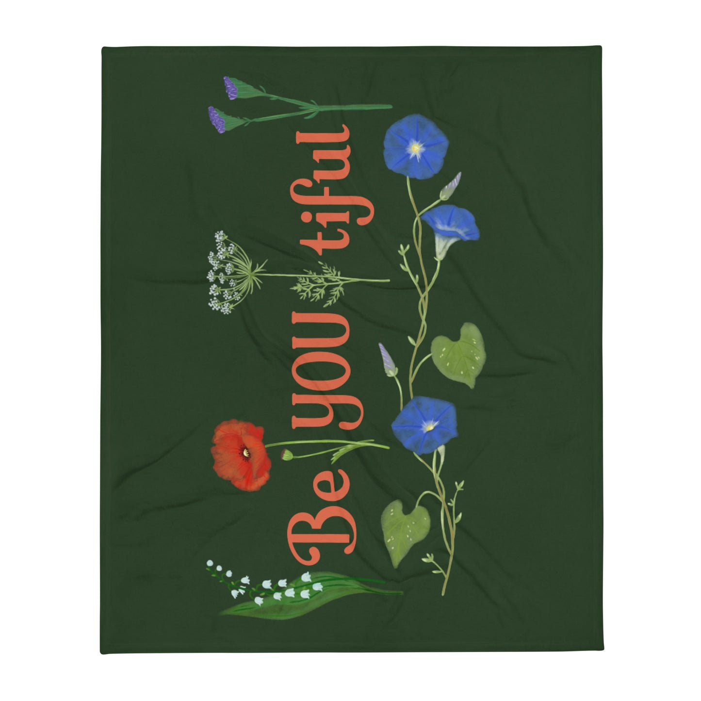 BeYOUtiful — Fuzzy Throw Blanket