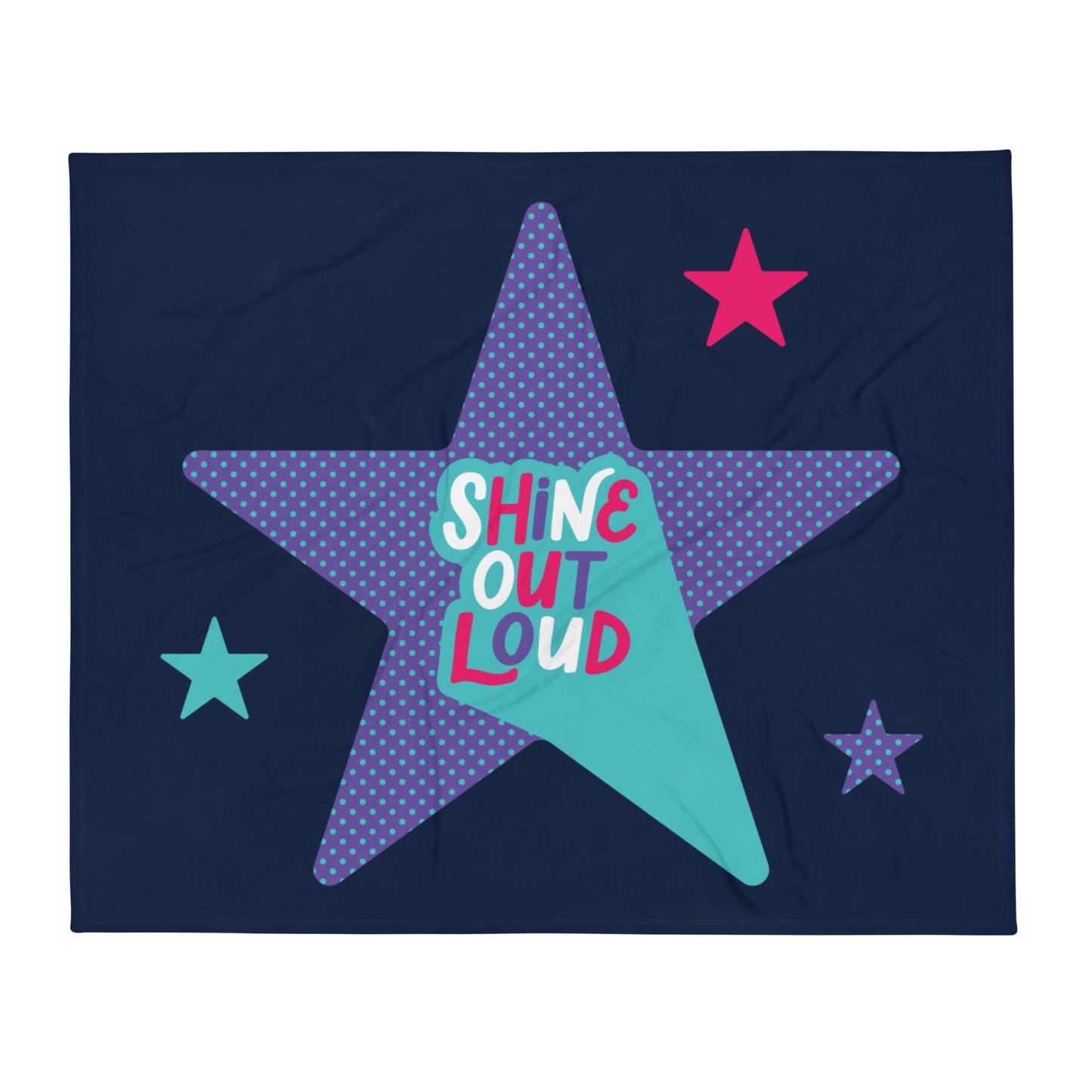 Shine Out Loud — Fuzzy Throw Blanket