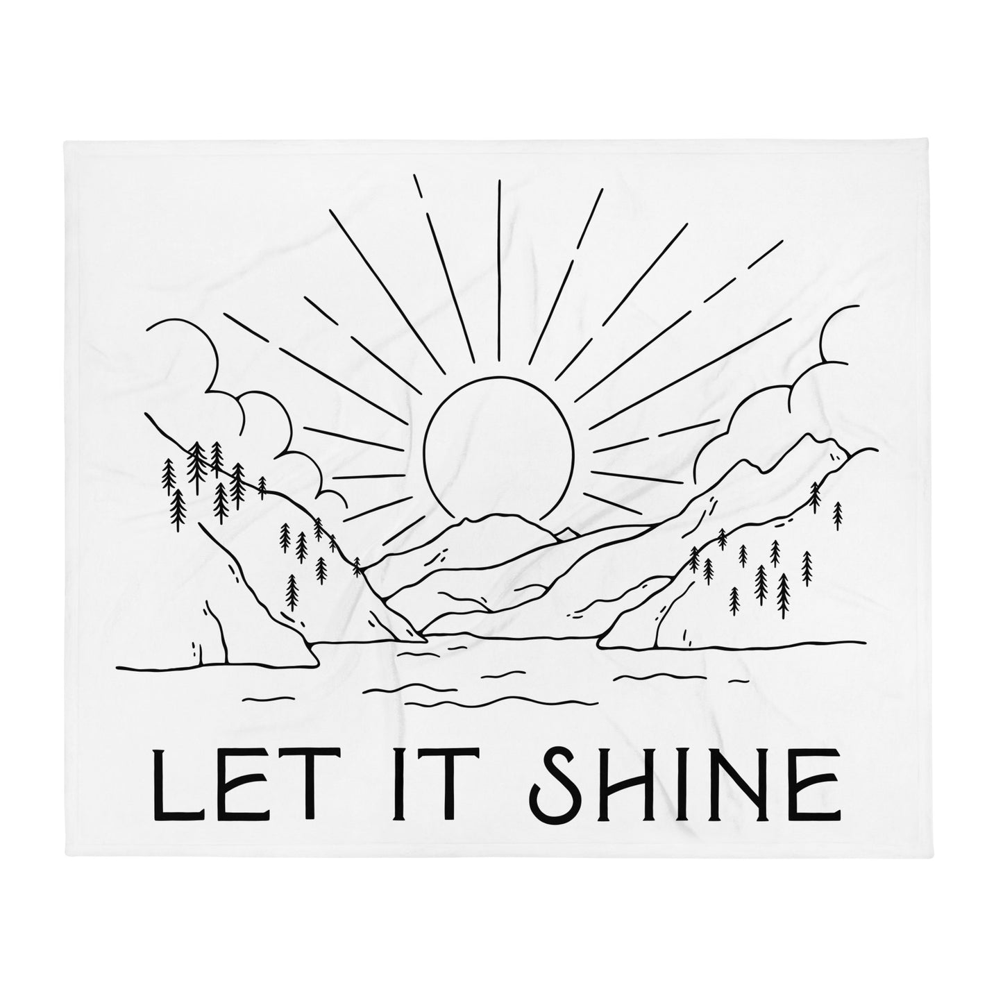 Let It Shine — Fuzzy Throw Blanket