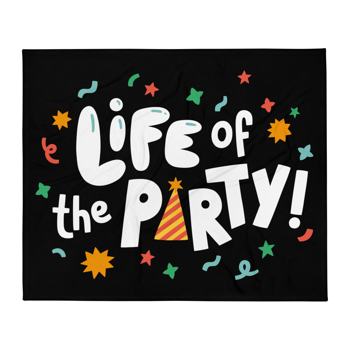 Life Of The Party — Fuzzy Throw Blanket