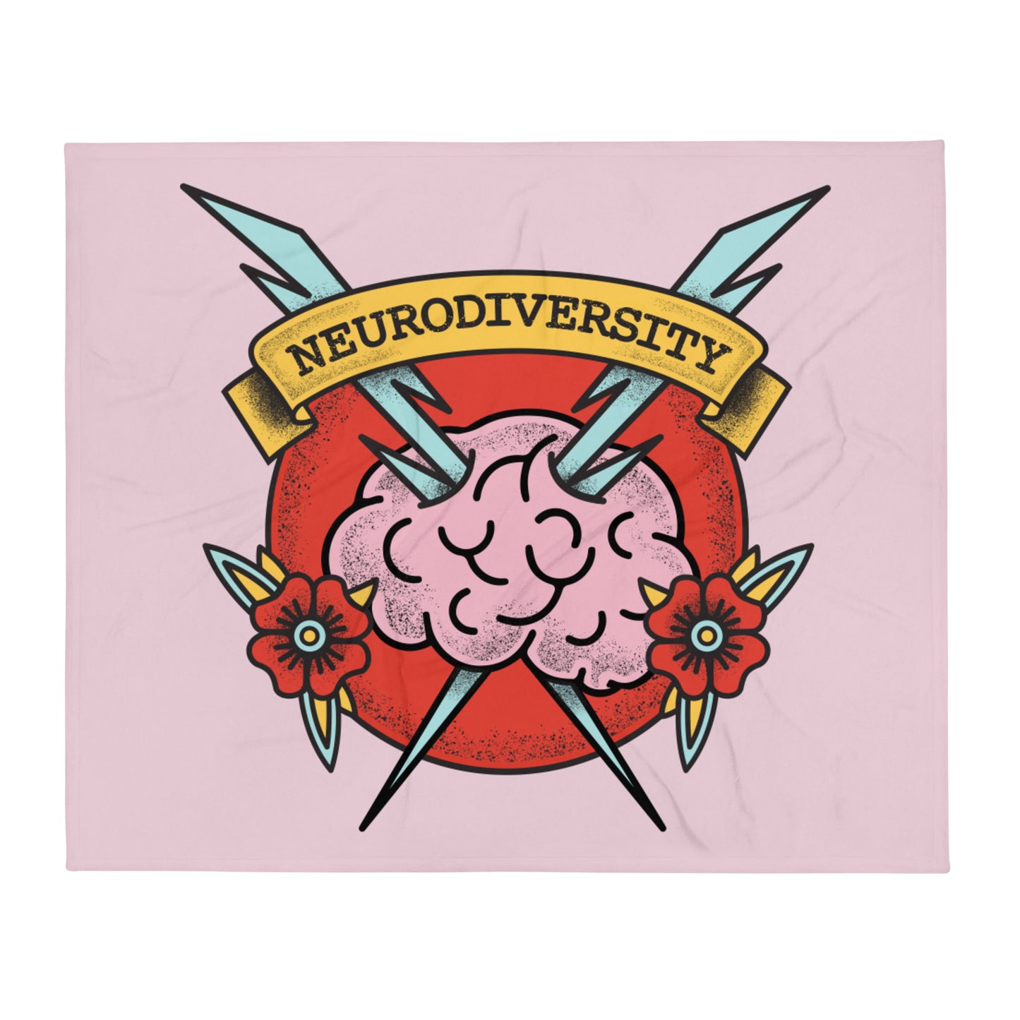Neurodiversity — Fuzzy Throw Blanket