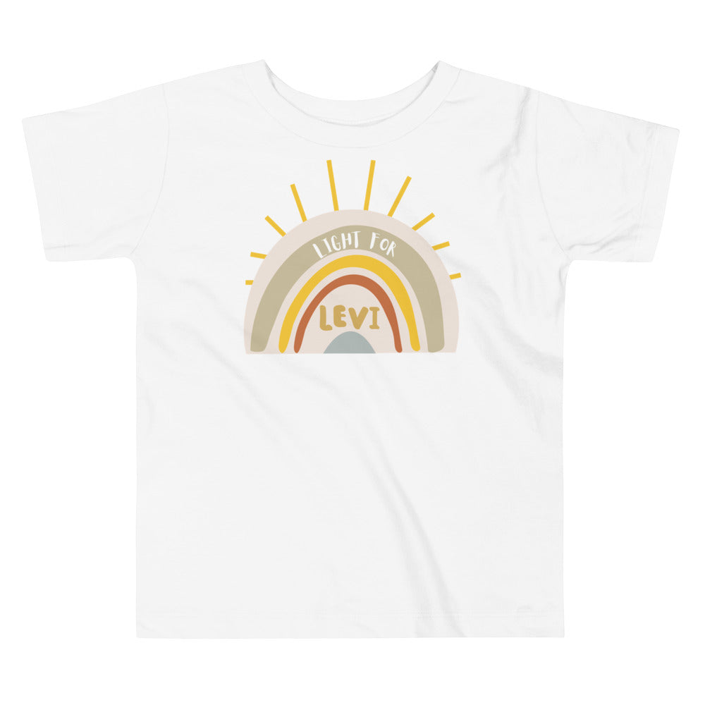 Light For Levi — Rainbow Toddler Tee