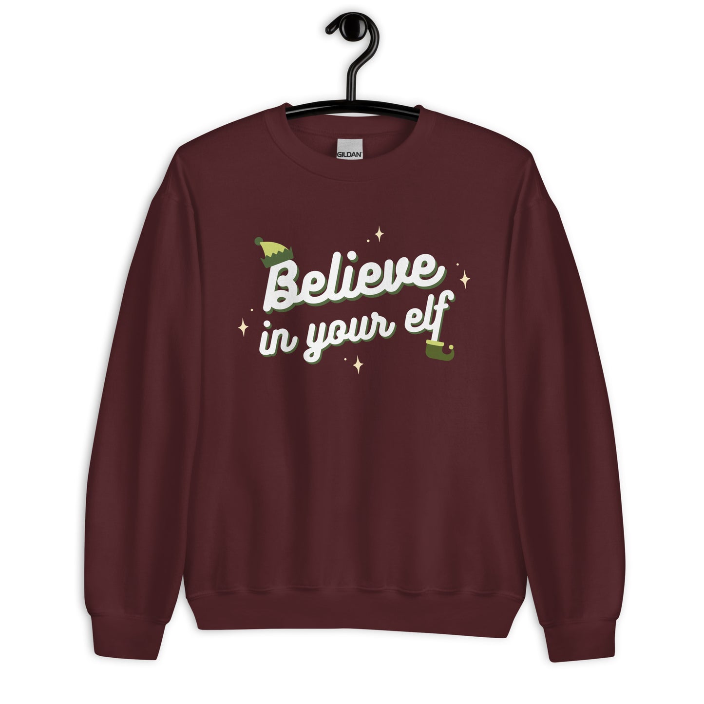 Believe in your Elf — Adult Unisex Crewneck Sweatshirt