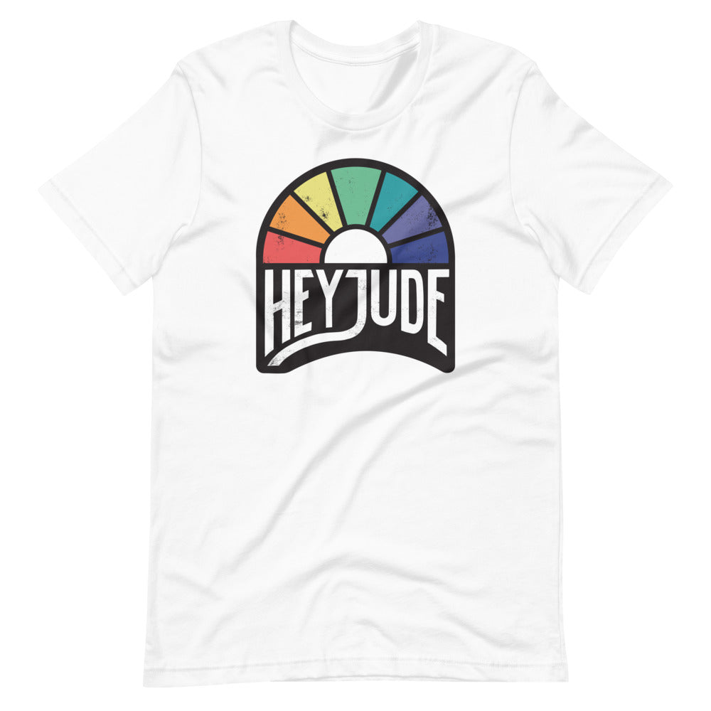 Hey Jude — Adult Unisex Tee (Women Model)