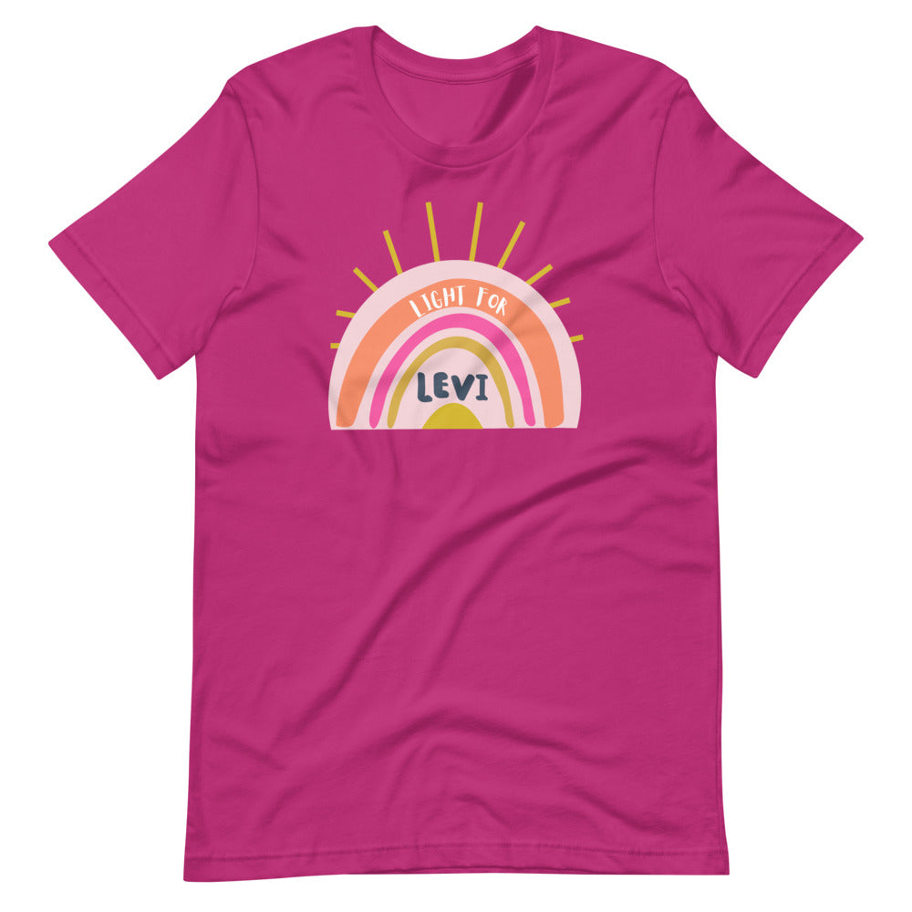 Light For Levi — Adult Unisex Tee (Summer Pink)