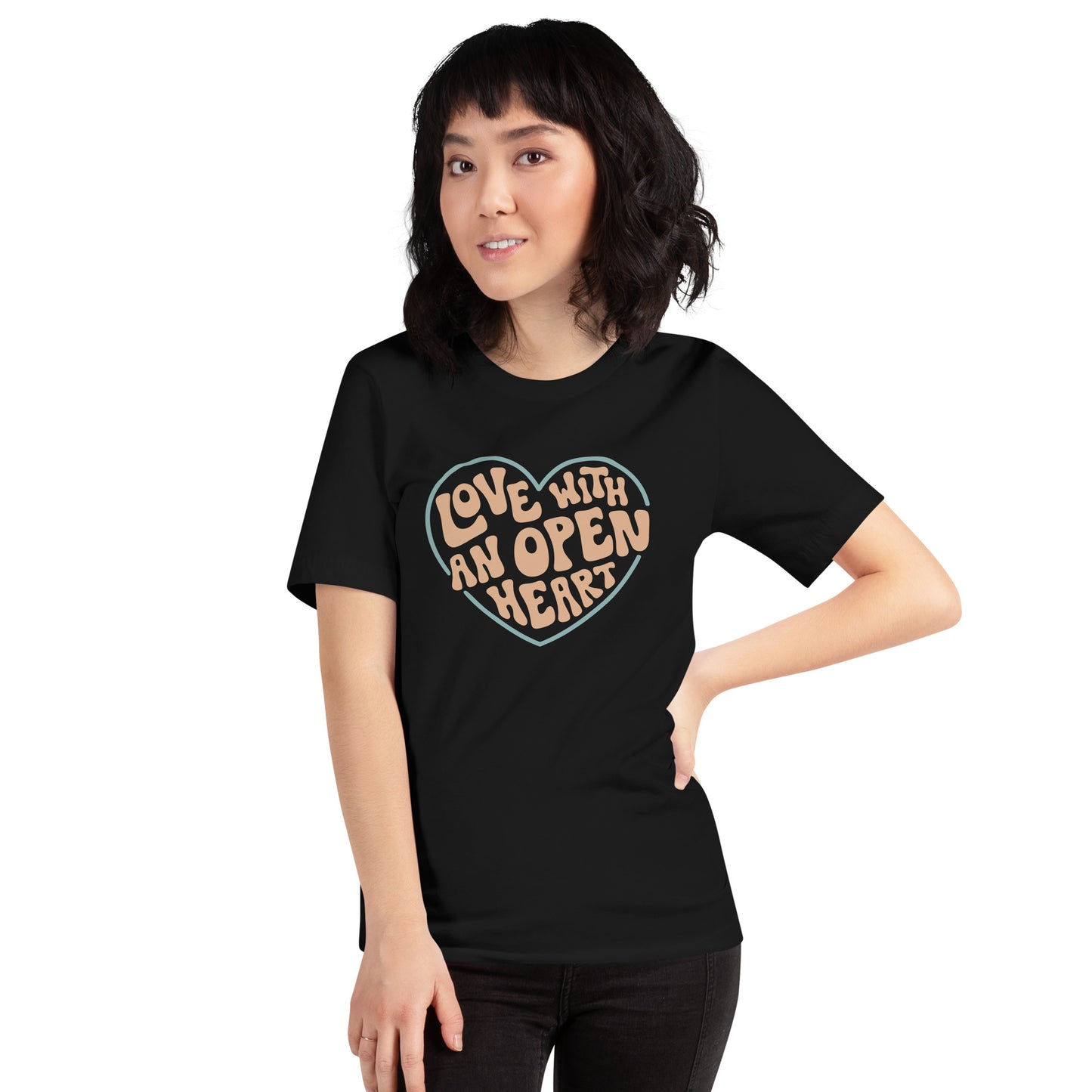 Love With An Open Heart — Adult Unisex Tee