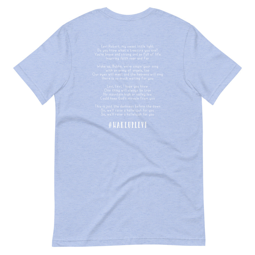 Light For Levi — Prayer Warrior & Song Adult Unisex Tee