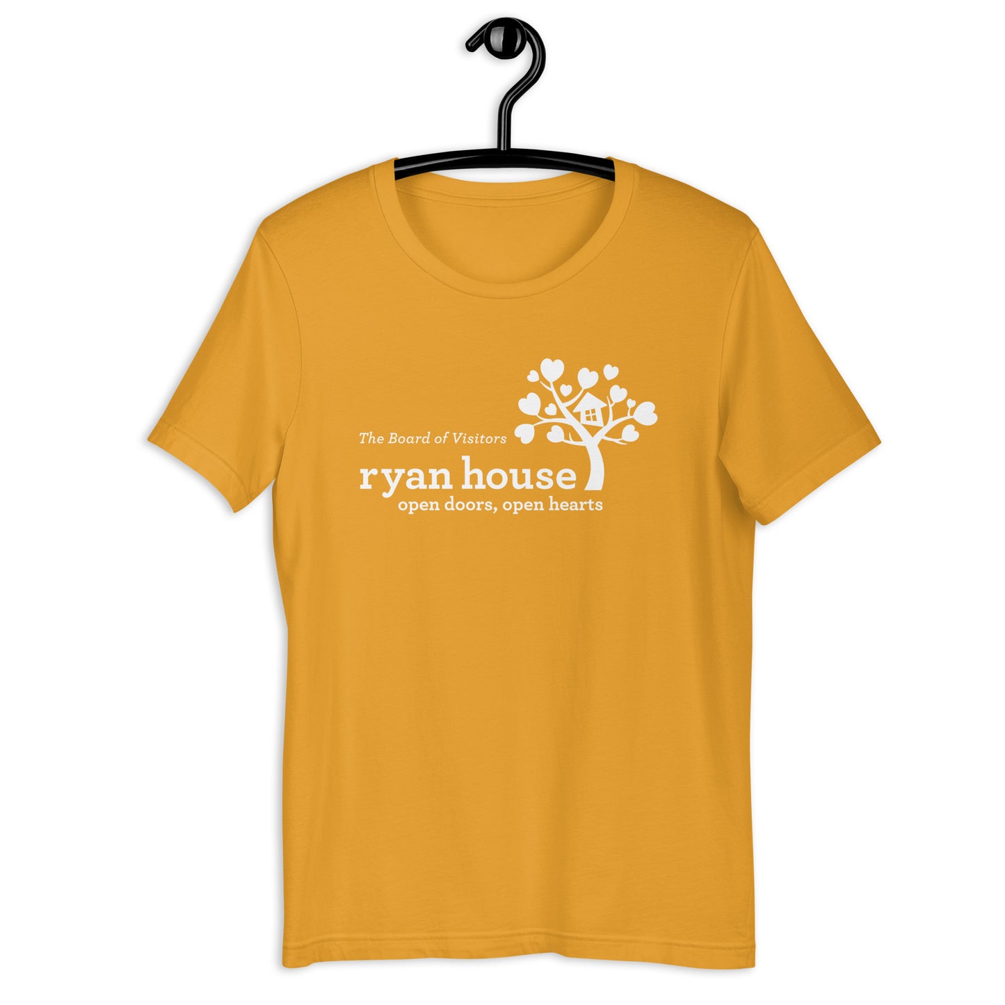 Ryan House — Adult Unisex Tee (White Logo/Center)