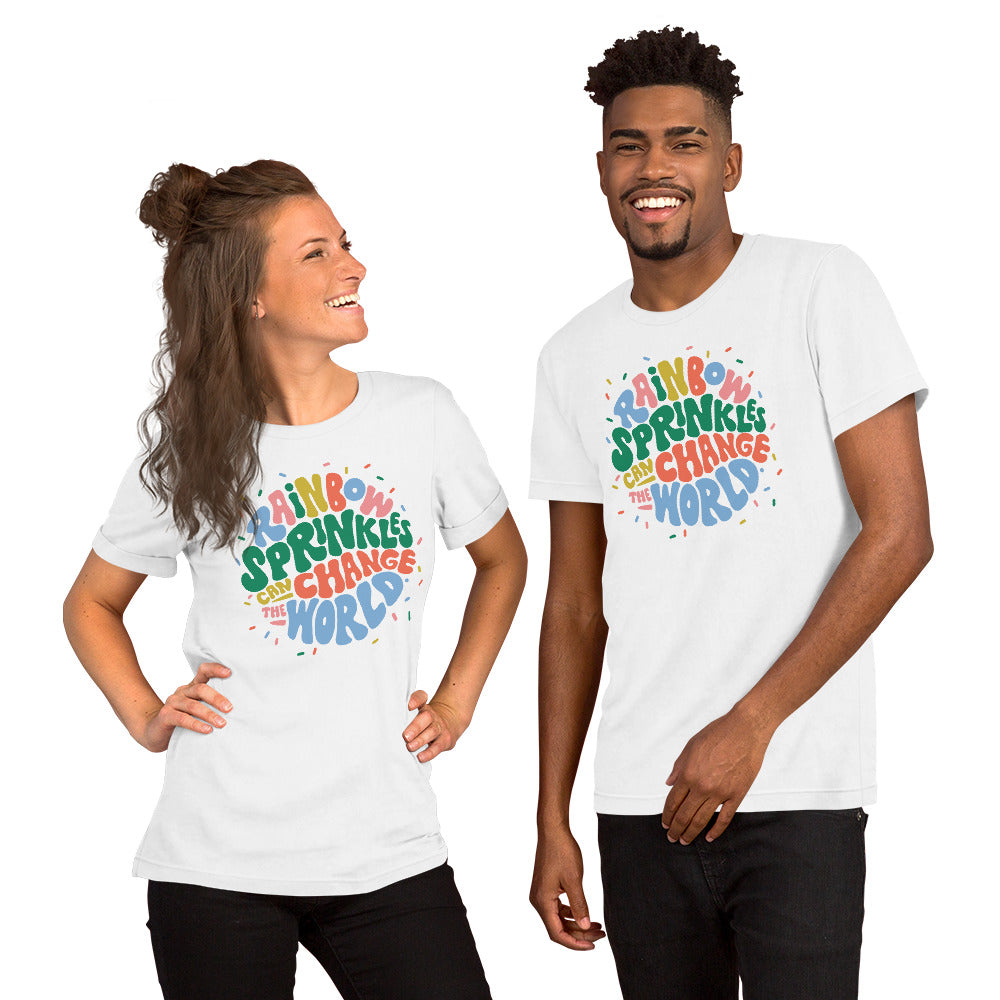 Rainbow Sprinkles — Adult Unisex Tee