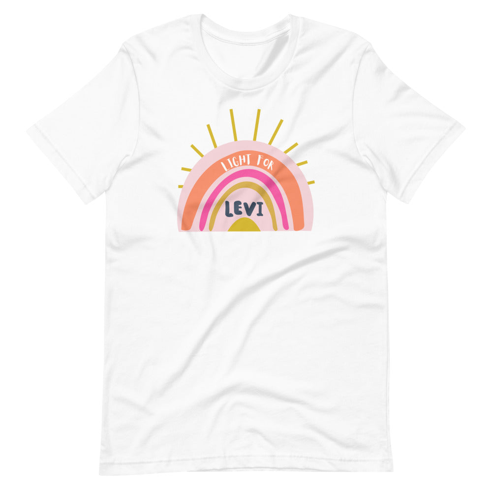 Light For Levi — Adult Unisex Tee (Summer Pink)