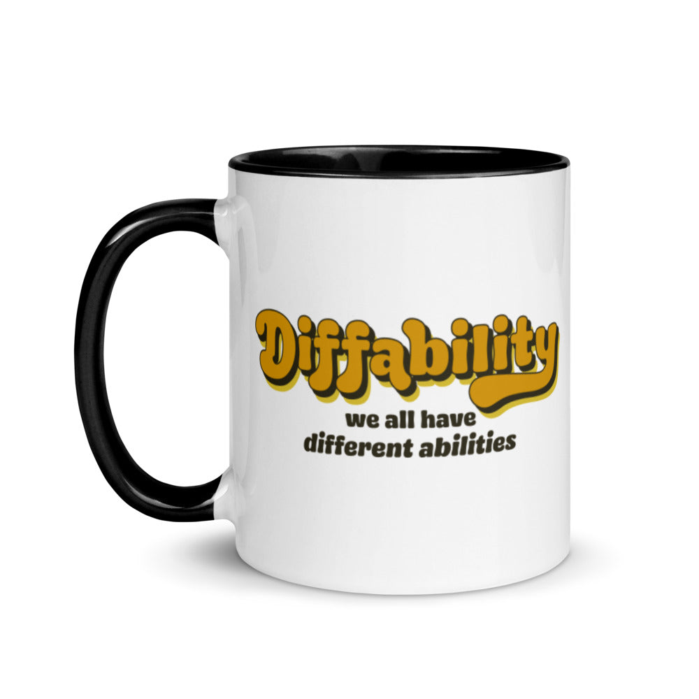 Diffability — Retro 11oz Mug (Mustard)