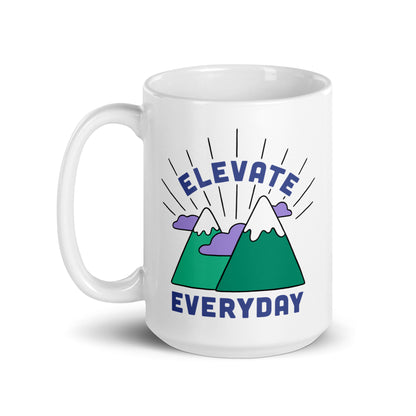 Elevate Everyday — 15oz White Mug