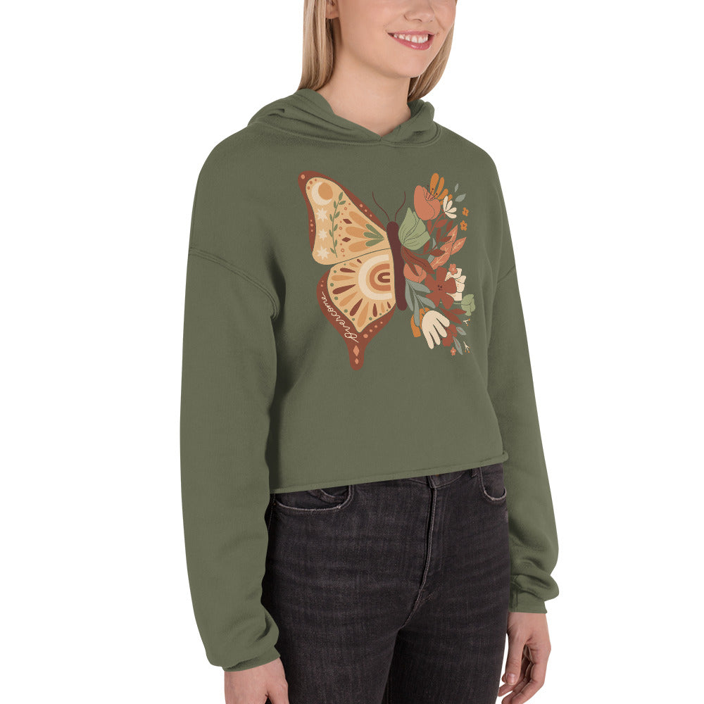 Overcome — Crop Hoodie