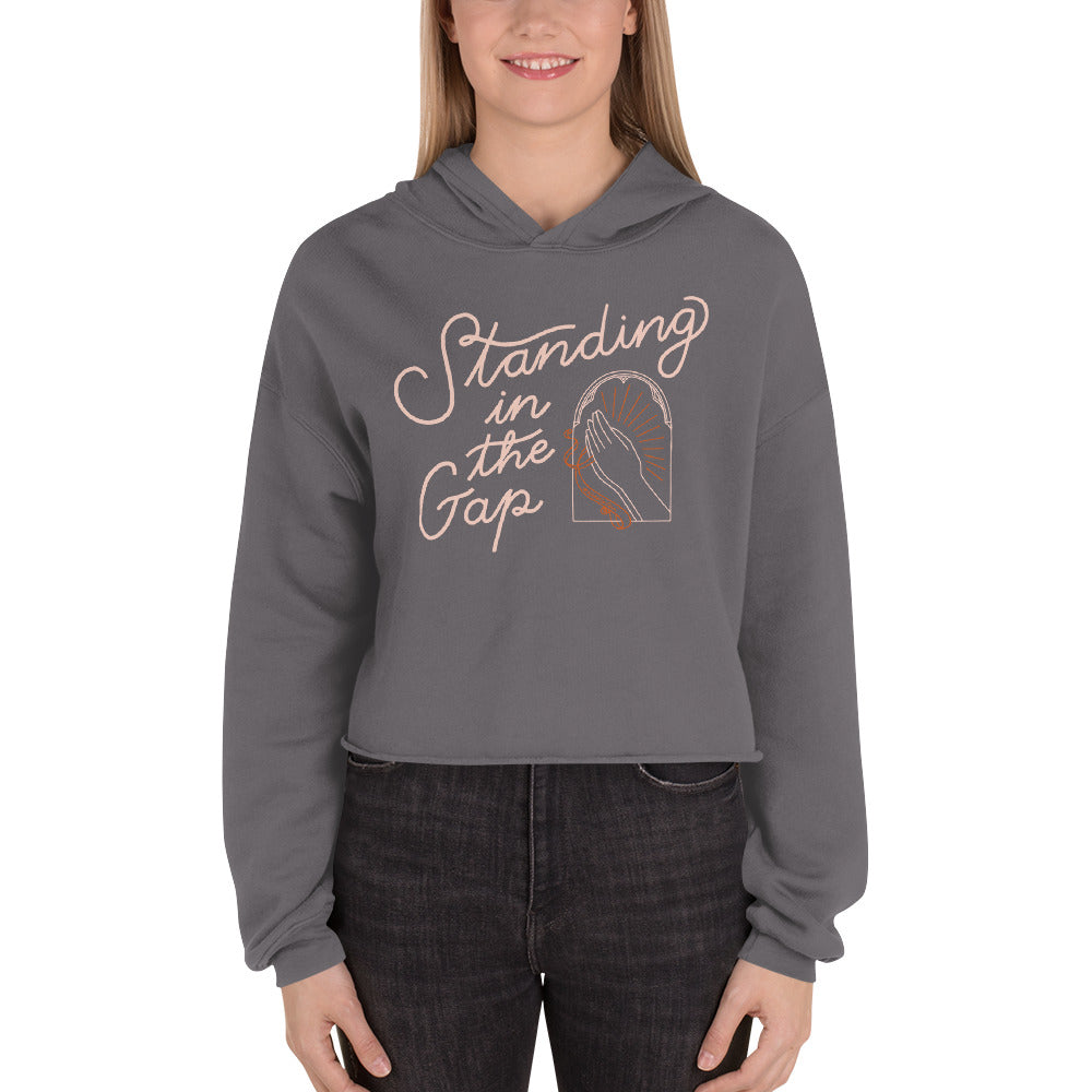 Standing In The Gap — Crop Hoodie