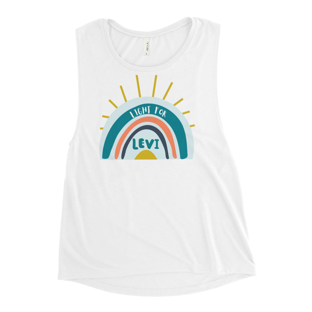 Blue Rainbow — Muscle Tank