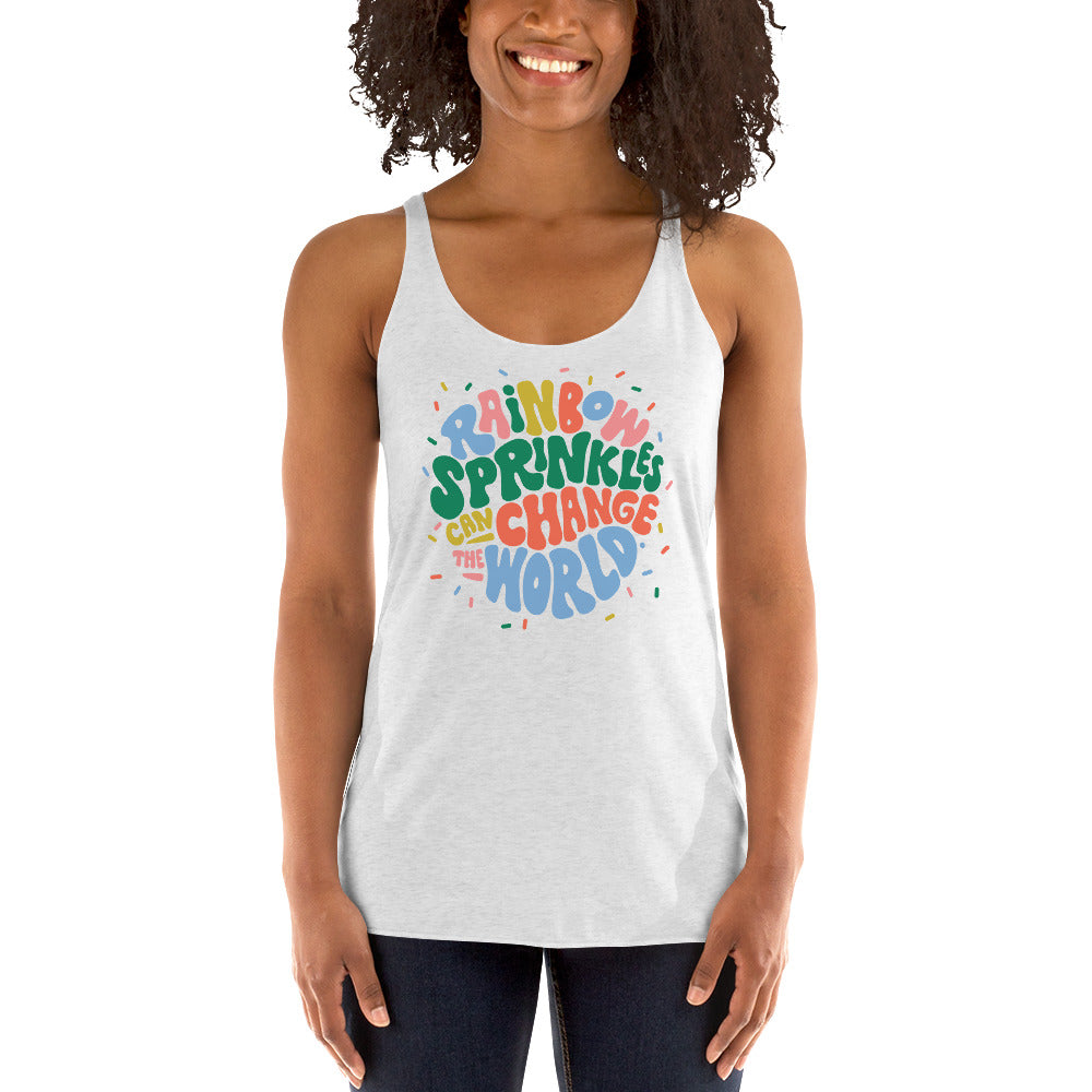 Rainbow Sprinkles — Racerback Tank