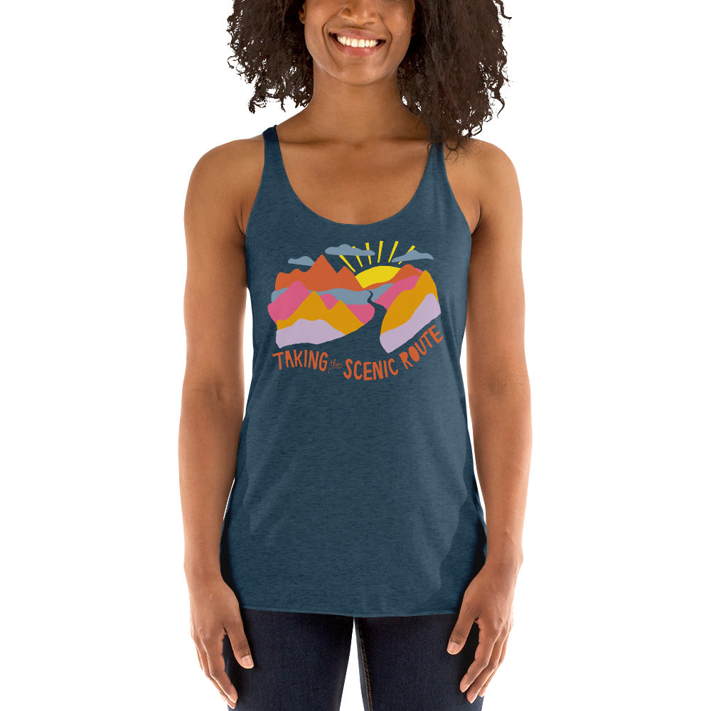 Taking The Scenic Route — Racerback Tank